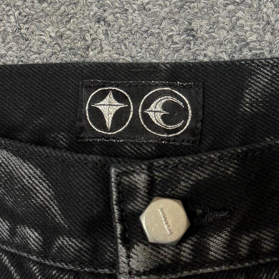 未使用品 THUG CLUB サグクラブ LEAVE A TRACE DENIM PANTS リーブ 