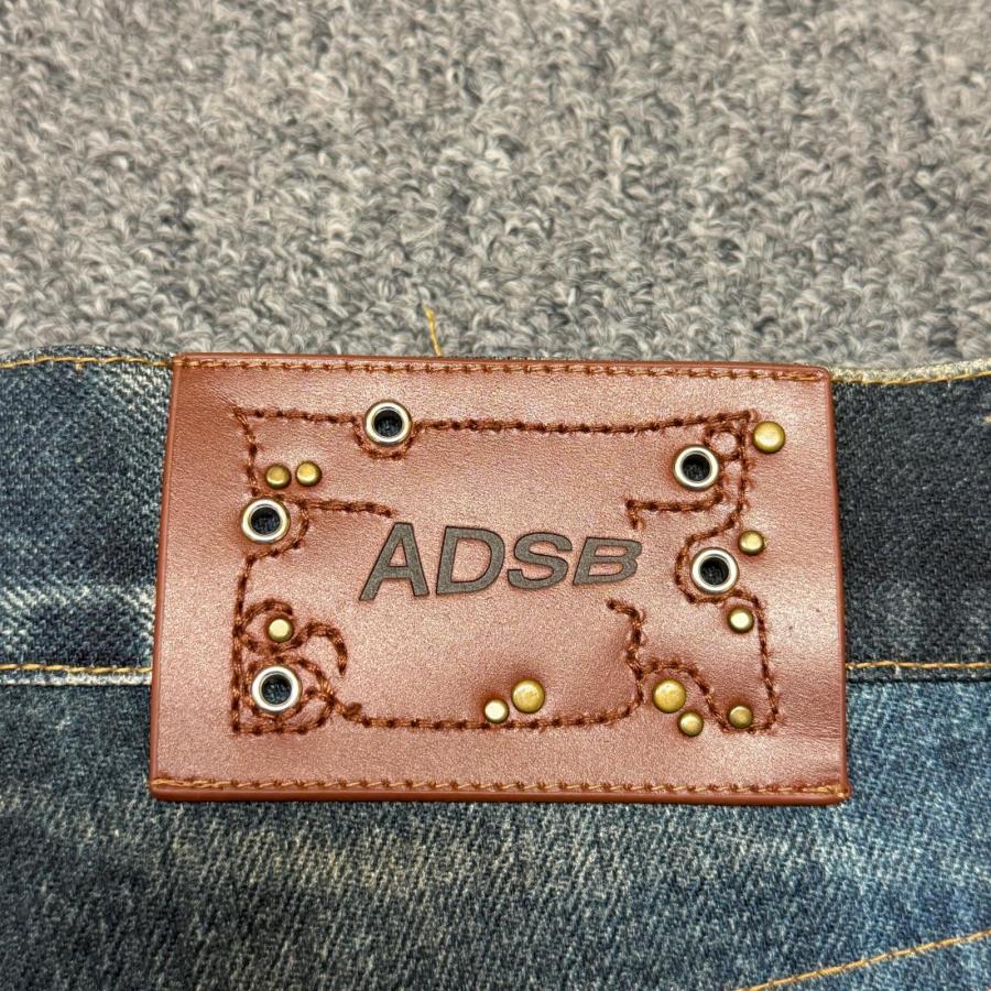 未使用 ANDERSSON BELL Patchwork Printed Jeans パッチワークプリントデニム ジーンズ アンダースンベル インディゴ 32 （5214M）_2