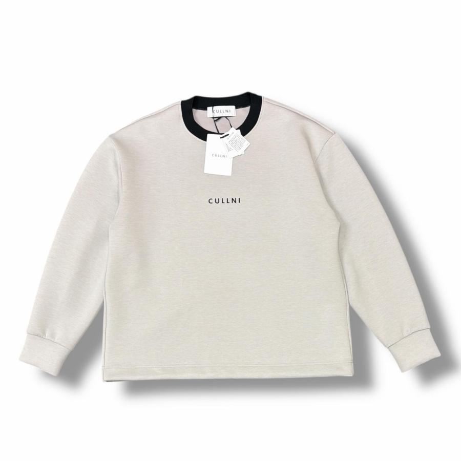 未使用 CULLNI 25SS Logo Embroidery Drawstring Pullover ロゴ ドロー