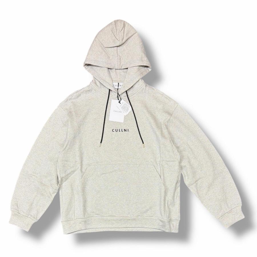 参考上代35200円 未使用 CULLNI 25SS Logo Embroidery Hoodie ロゴ