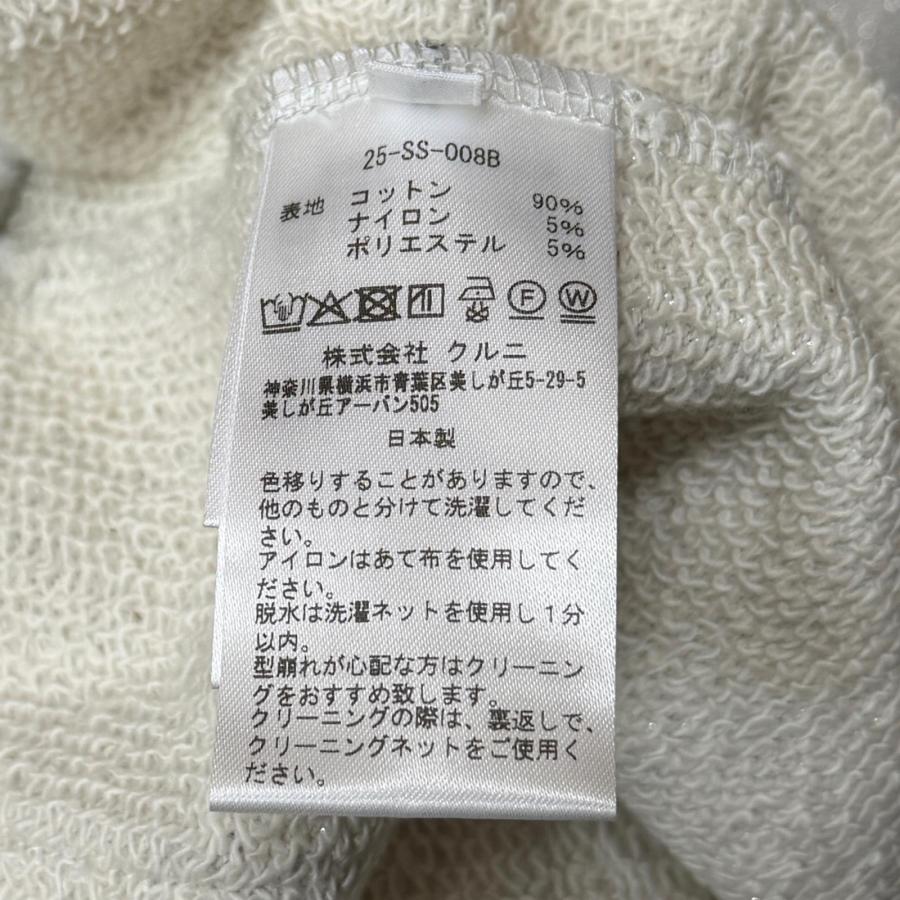参考上代35200円 未使用 CULLNI 25SS Logo Embroidery Hoodie ロゴ 