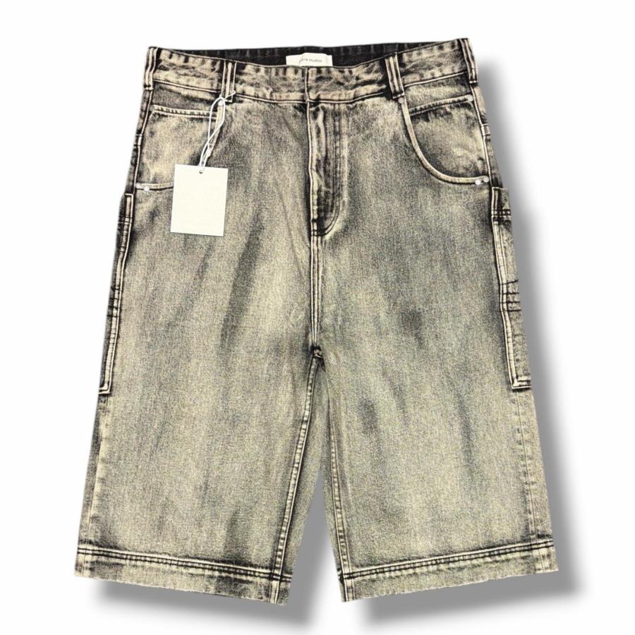 参考上代48400円 entire studios DROP 7 HEAVY DENIM SHORTS ヘビーデニムショーツ ハーフパンツ エンタイアスタジオ ES2570 CHARGRILL M （5465M） entire studios エンタイアスタジオ DROP 7 HEAVY DENIM SHORTS ヘビー