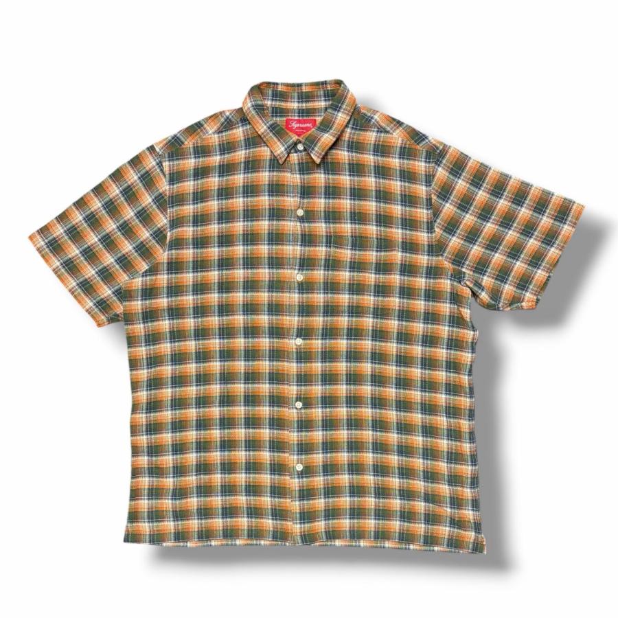 Supreme チェック柄 半袖シャツ M Supreme（シュプリーム） 22SS Plaid S/S Shirt プレイド半袖シャツ
