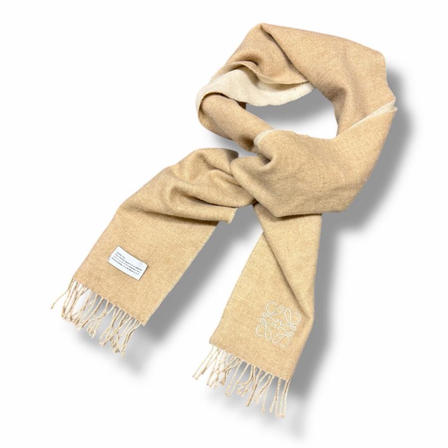 LOEWE（ロエベ） 国内正規 バイカラーマフラー スカーフ アナグラム