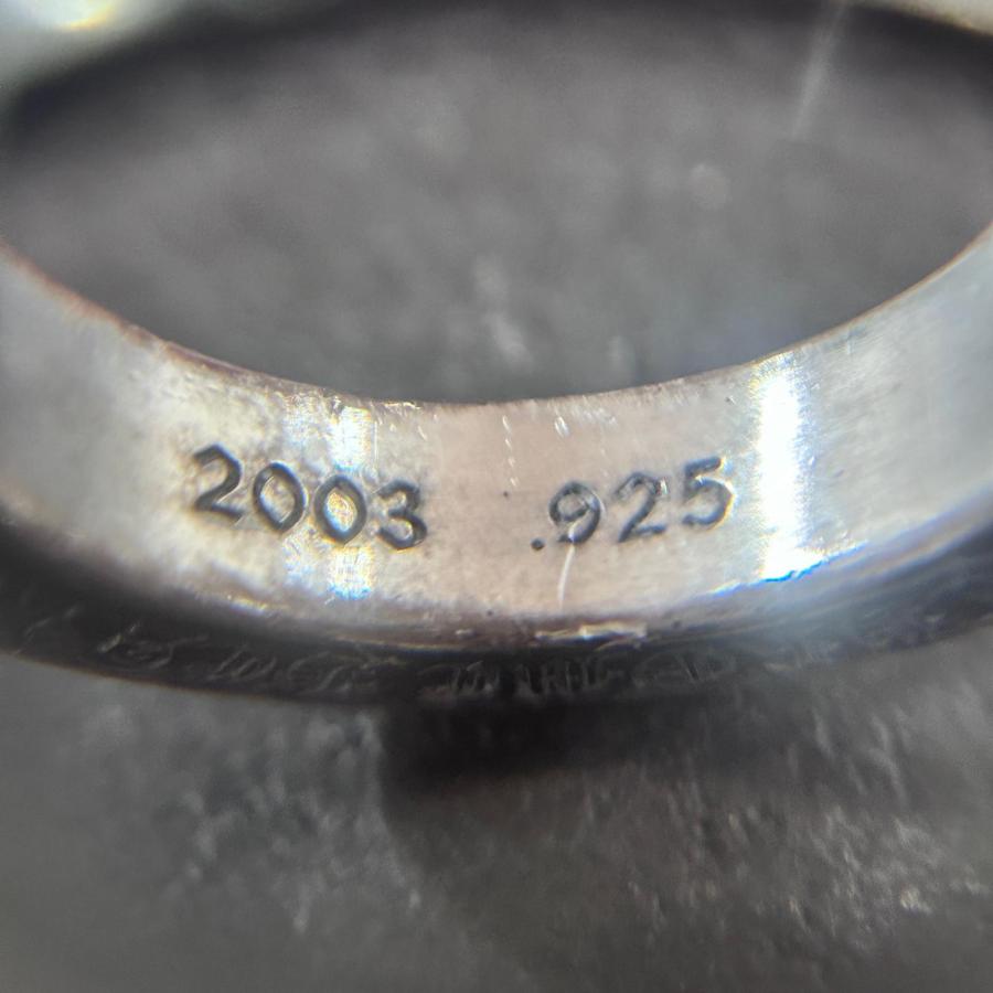 CHROME HEARTS スペーサーリング 6mm 指輪 クロムハーツ シルバー 15.5