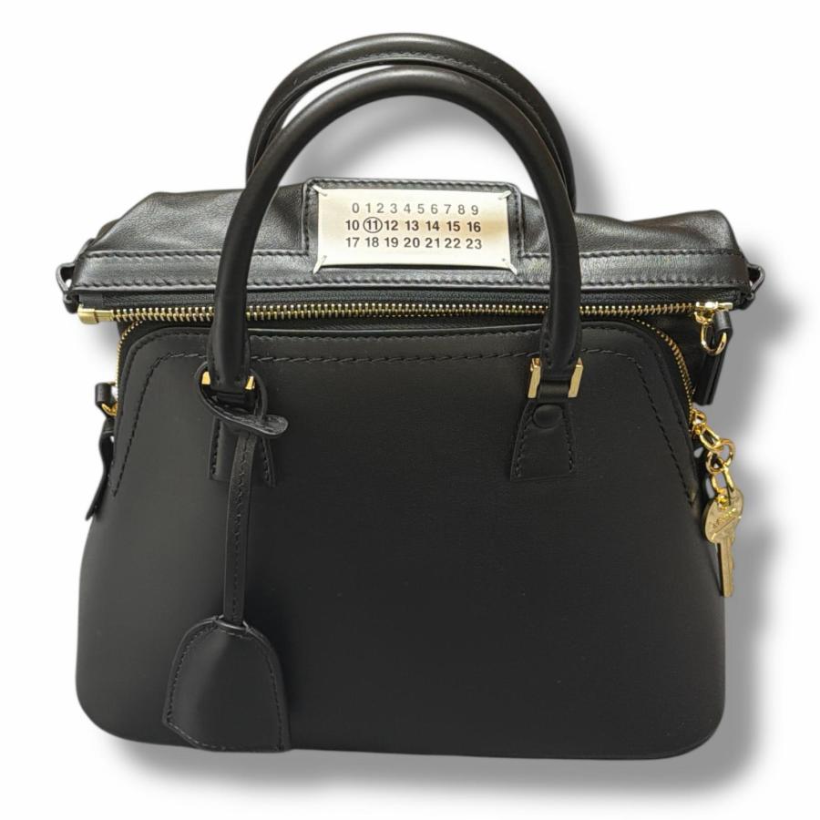 Maison Margiela ブラック ハンドバッグ エムエムシックス メゾン マルジェラ MM6 Maison Margiela