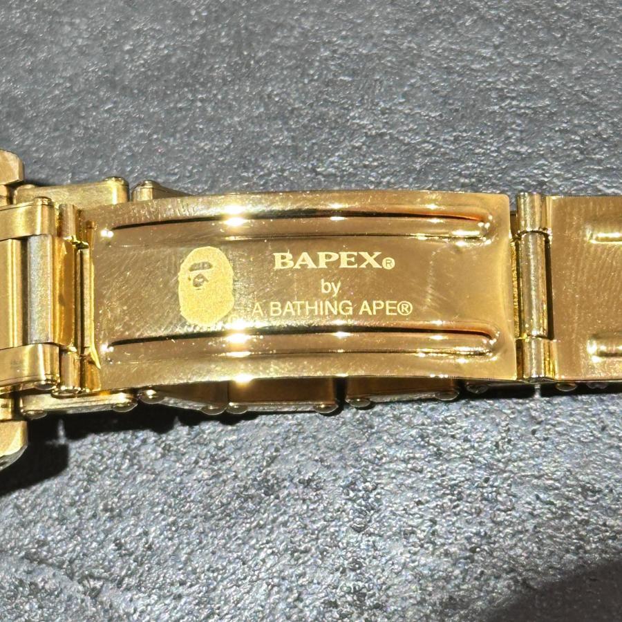 参考上代57200円 A BATHING APE CLASSIC TYPE 1 BAPEX アナログ腕時計