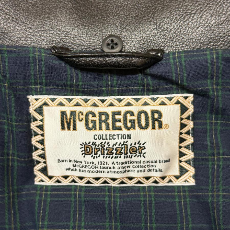 McGREGOR フェイクレザー パディングドリズラージャケット ブルゾン