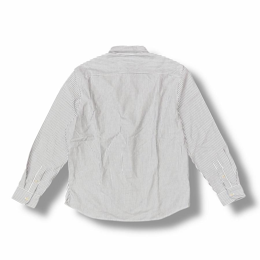 wax london ワックスロンドン striped shirt ストライプシャツ 長袖