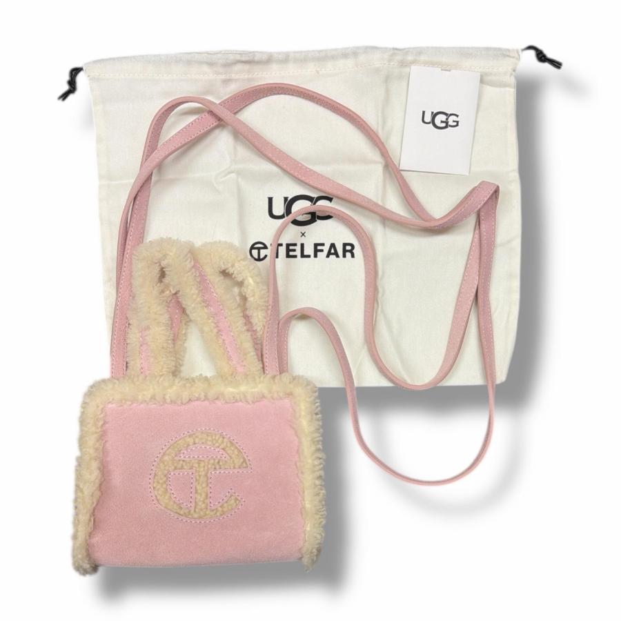 UGG × TELFAR コラボ ボア ショルダーバッグ アグ テルファー ピンク F