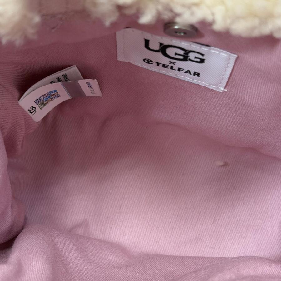 UGG × TELFAR コラボ ボア ショルダーバッグ アグ テルファー ピンク F