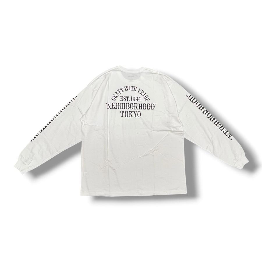 NEIGHBORHOOD 長袖カットソー ホワイト NEIGHBORHOOD（ネイバーフッド） 未使用品 22AW NH6 L/S CO Tee