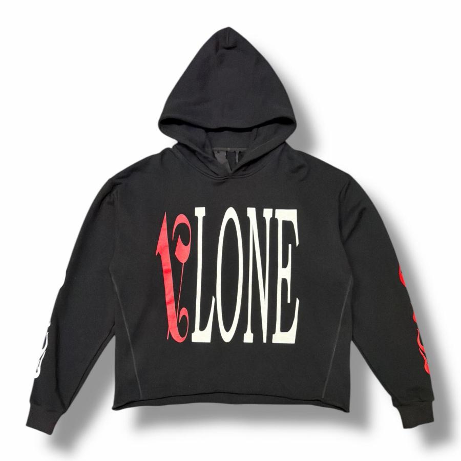 PALM ANGELS × VLONE LOGO HOODIE ロゴフーディー スウェットパーカー
