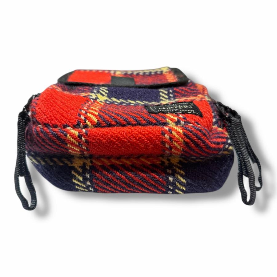 JUNYA WATANABE × PORTER 02AW Tartan check wool shoulder pouch 