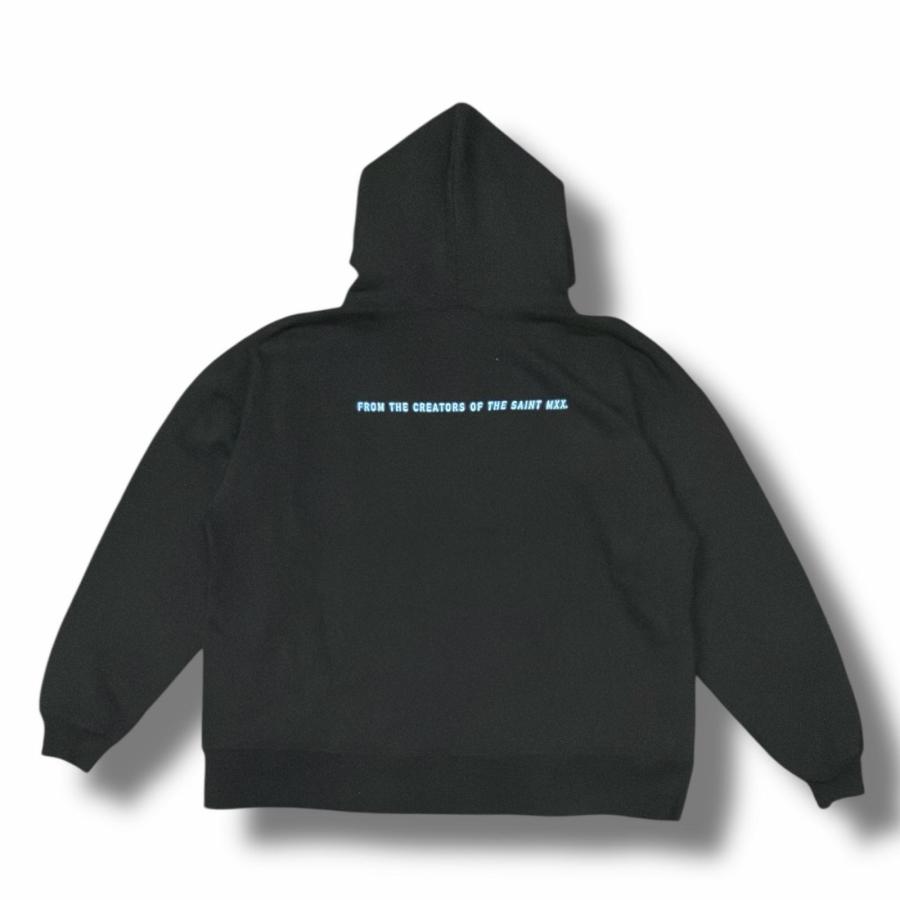 未使用 SAINT MICHAEL 25AW MTRX_HOODIE/THE MATRIX マトリックス フーディー スウェット パーカー セントマイケル SM-HR1-0000-C43 ブラック XXL （6589M）_1