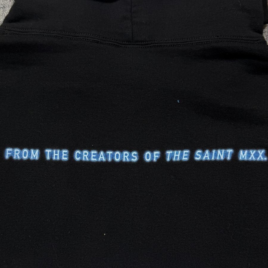 未使用 SAINT MICHAEL 25AW MTRX_HOODIE/THE MATRIX マトリックス フーディー スウェット パーカー セントマイケル SM-HR1-0000-C43 ブラック XXL （6589M）_2