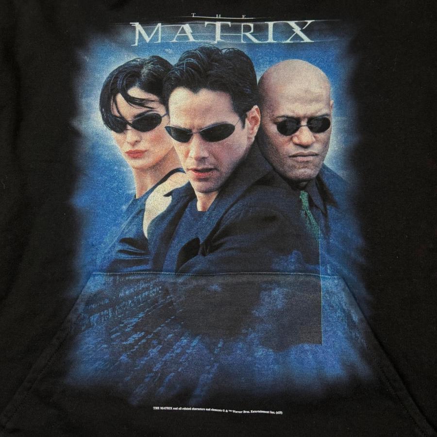 未使用 SAINT MICHAEL 25AW MTRX_HOODIE/THE MATRIX マトリックス フーディー スウェット パーカー セントマイケル SM-HR1-0000-C43 ブラック XXL （6589M）_3