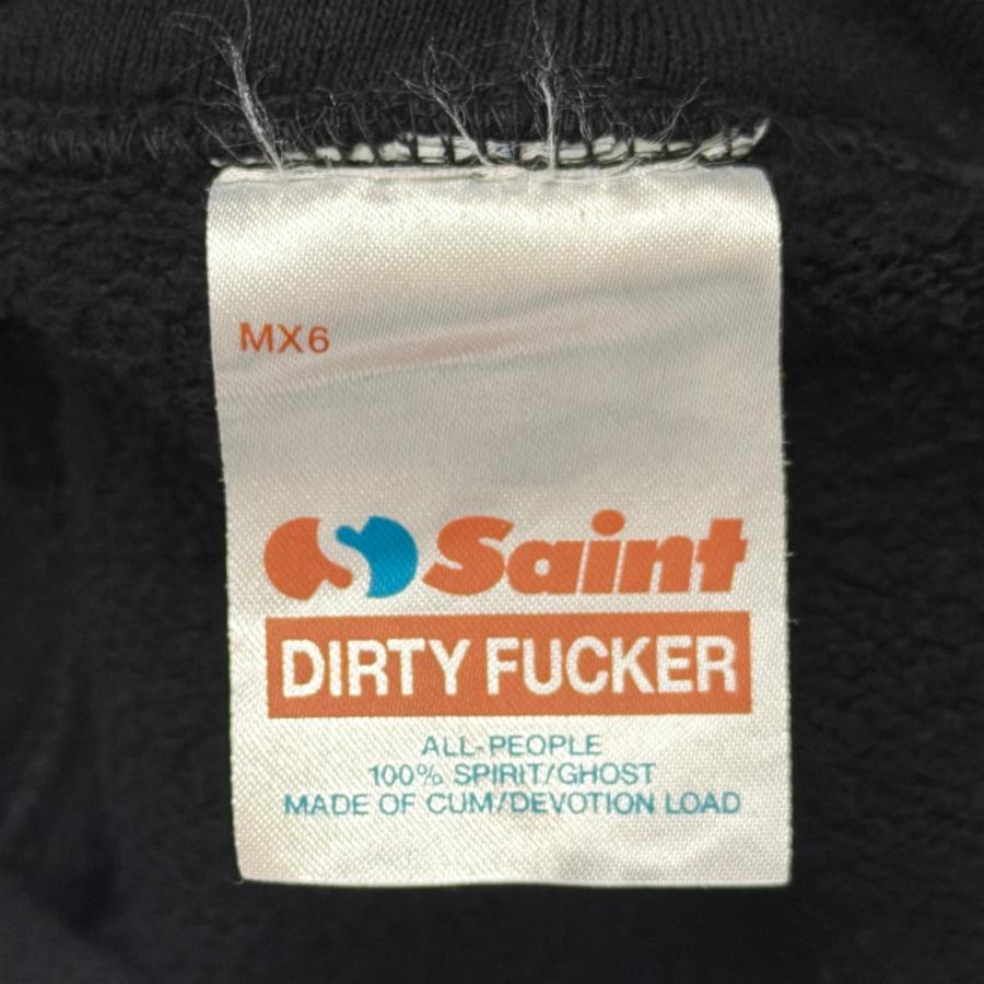 未使用 SAINT MICHAEL 25AW MTRX_HOODIE/THE MATRIX マトリックス フーディー スウェット パーカー セントマイケル SM-HR1-0000-C43 ブラック XXL （6589M）_4