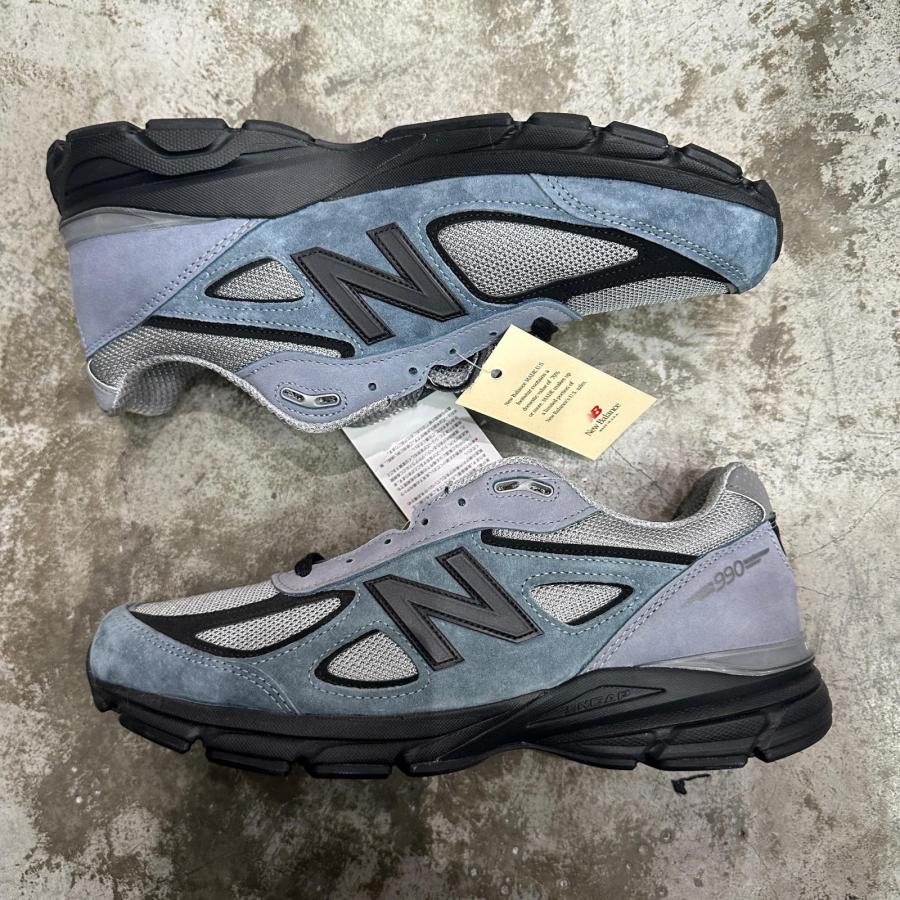 未使用品 New Balance ニューバランス 990V4 ""Arctic Grey""  ローカットスニーカー アークティックグレー U990V4 BB4 グレー 30 30cm 68210Aの画像