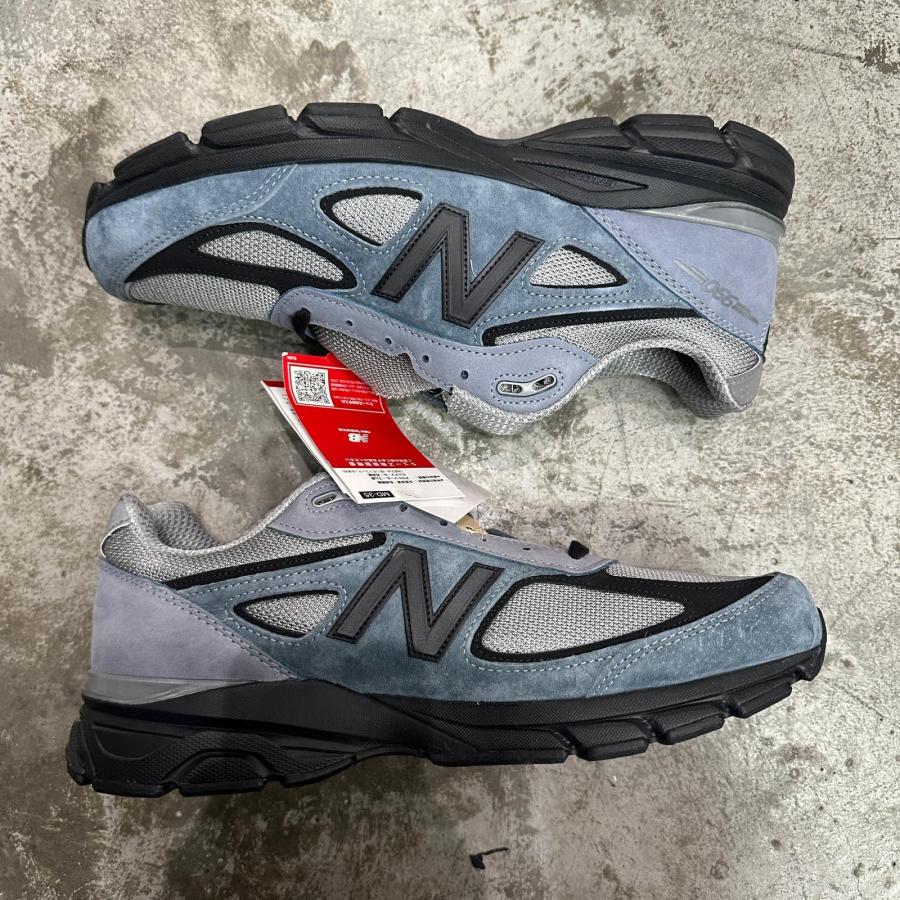 未使用品 New Balance ニューバランス 990V4 ""Arctic Grey""  ローカットスニーカー アークティックグレー U990V4 BB4 グレー 30 30cm 68210Aの画像