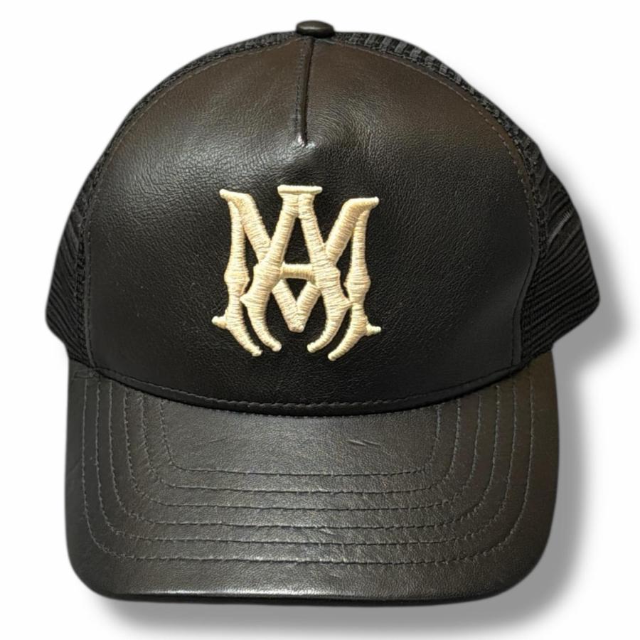 未使用 AMIRI Leather MA Trucker Cap レザートラッカーキャップ