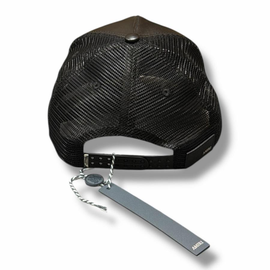 未使用 AMIRI Leather MA Trucker Cap レザートラッカーキャップ
