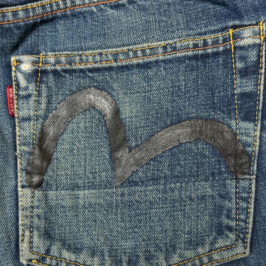 EVISU デニムパンツ ジーンズ エビス インディゴ 28×35 （6933M