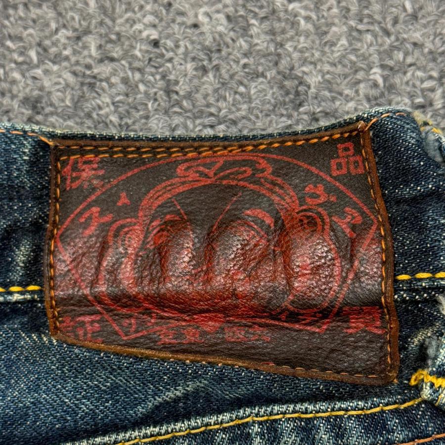 EVISU デニムパンツ ジーンズ エビス インディゴ 28×35 （6934M