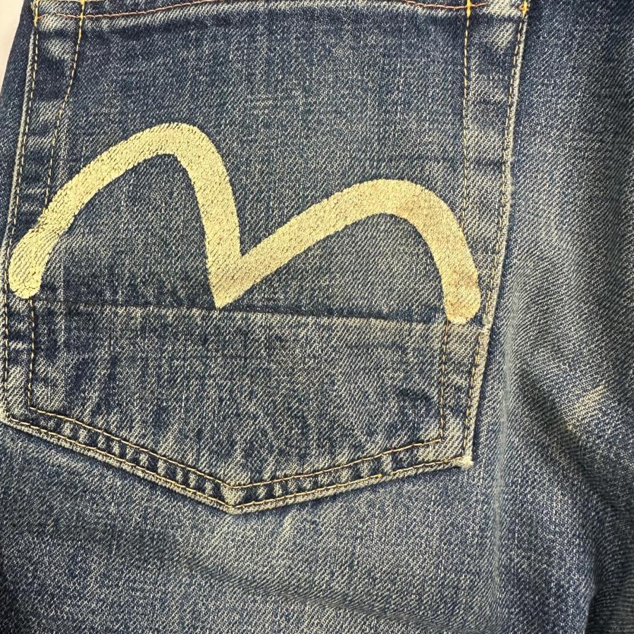 EVISU デニムパンツ ジーンズ エビス インディゴ 28×35 （6934M