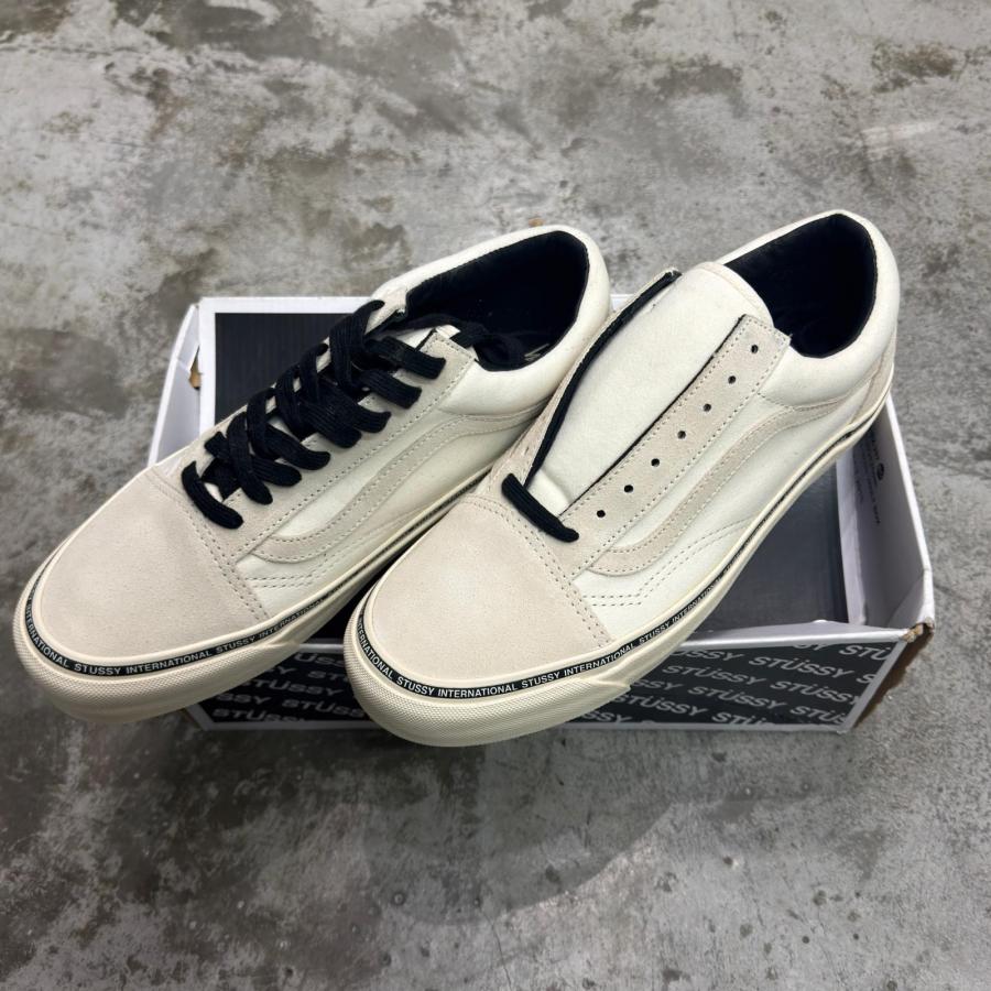 vans stussy コラボ　オールドスクール　28センチ STUSSY（ステューシー） × VANS OG OLD SKOOL オールドスクール