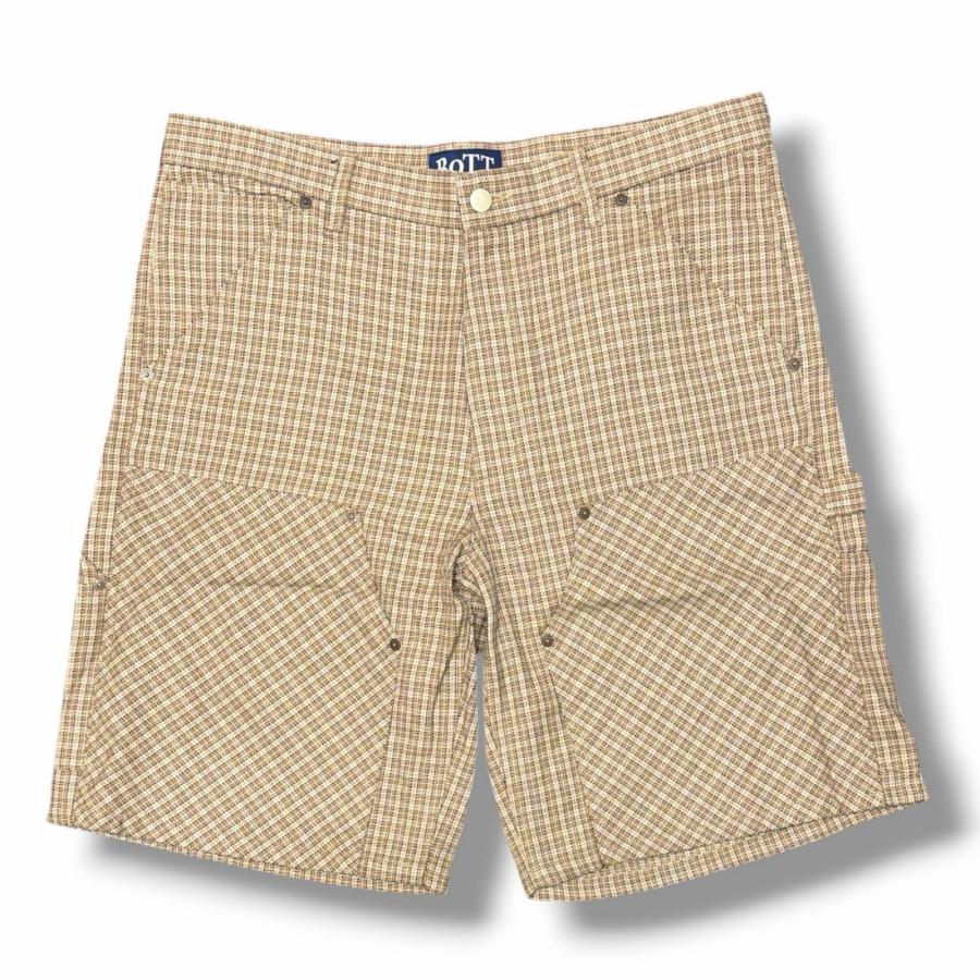 未使用品 BoTT ボット 25SS Plaid Double knee Short ダブルニー