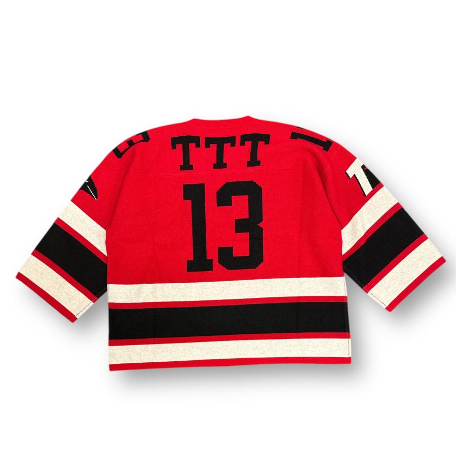 未使用 TTT_MSW 23AW Hockey knit game shirt ホッケーニットゲーム