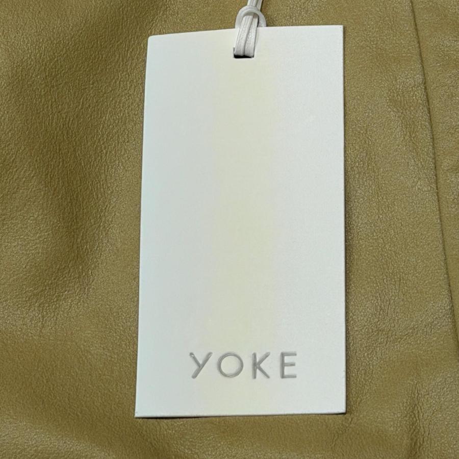 yoke レザーシャツ 25ss 参考上代104500円 未使用 YOKE 25SS LEATHER SHIRT JACKET レザー