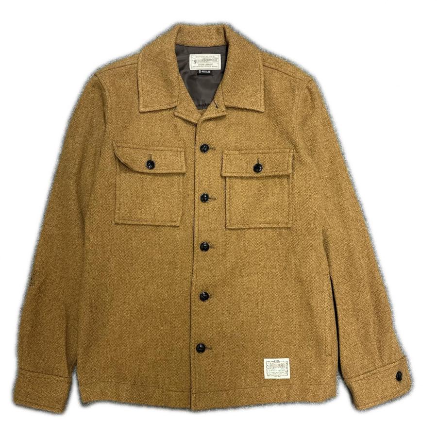 NEIGHBORHOOD（ネイバーフッド） PO WE-SHIRT LS CPO ウールシャツ 