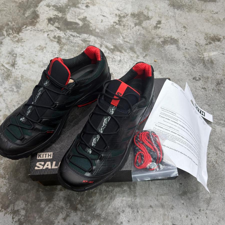 KITH Salomon XT-4K Black サロモン　28cm SALOMON × KITH サロモン キス XT-4K コラボ スニーカー 477723