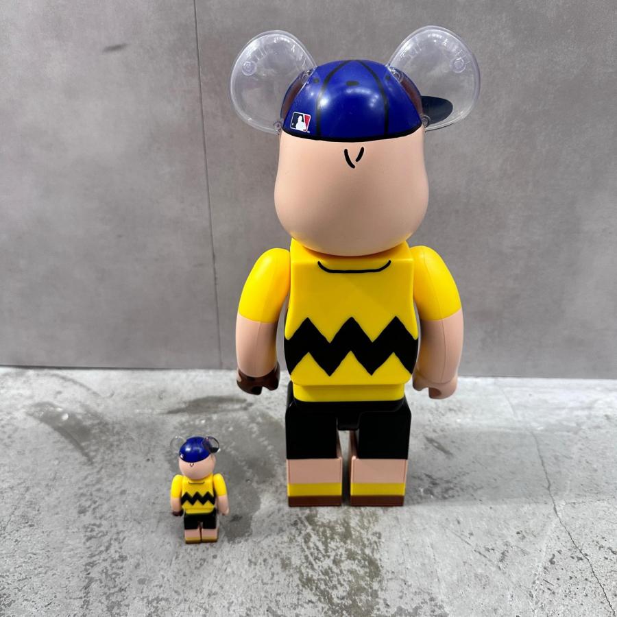 MEDICOM TOY MLB × PEANUTS BE@RBRICK Charlie Brown (NEW YORK METS