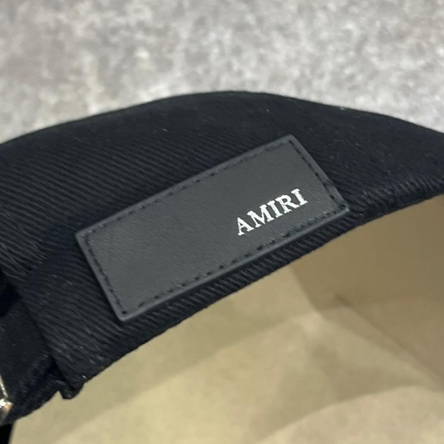 未使用 AMIRI 2026年 刺〓キャップ 帽子 キャップ アミリ ブラック F