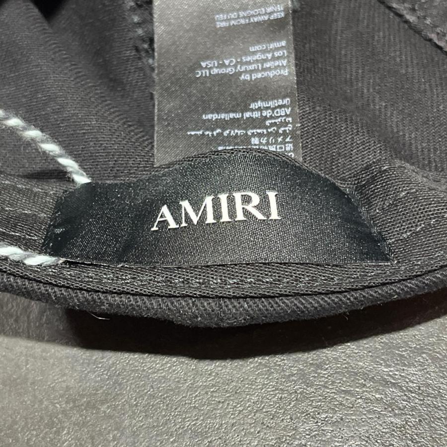 未使用 AMIRI 2026年 刺〓キャップ 帽子 キャップ アミリ ブラック F