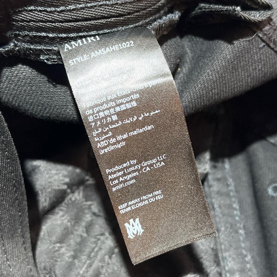 未使用 AMIRI 2026年 刺〓キャップ 帽子 キャップ アミリ ブラック F