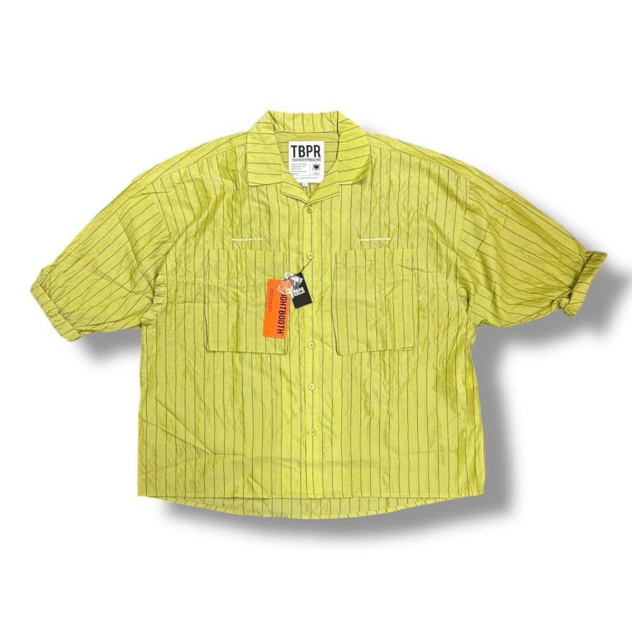 TIGHTBOOTH（タイトブース）開襟シャツ 未使用品 TIGHTBOOTH タイトブース 23SS STRIPE BIG SHIRT ストライプ