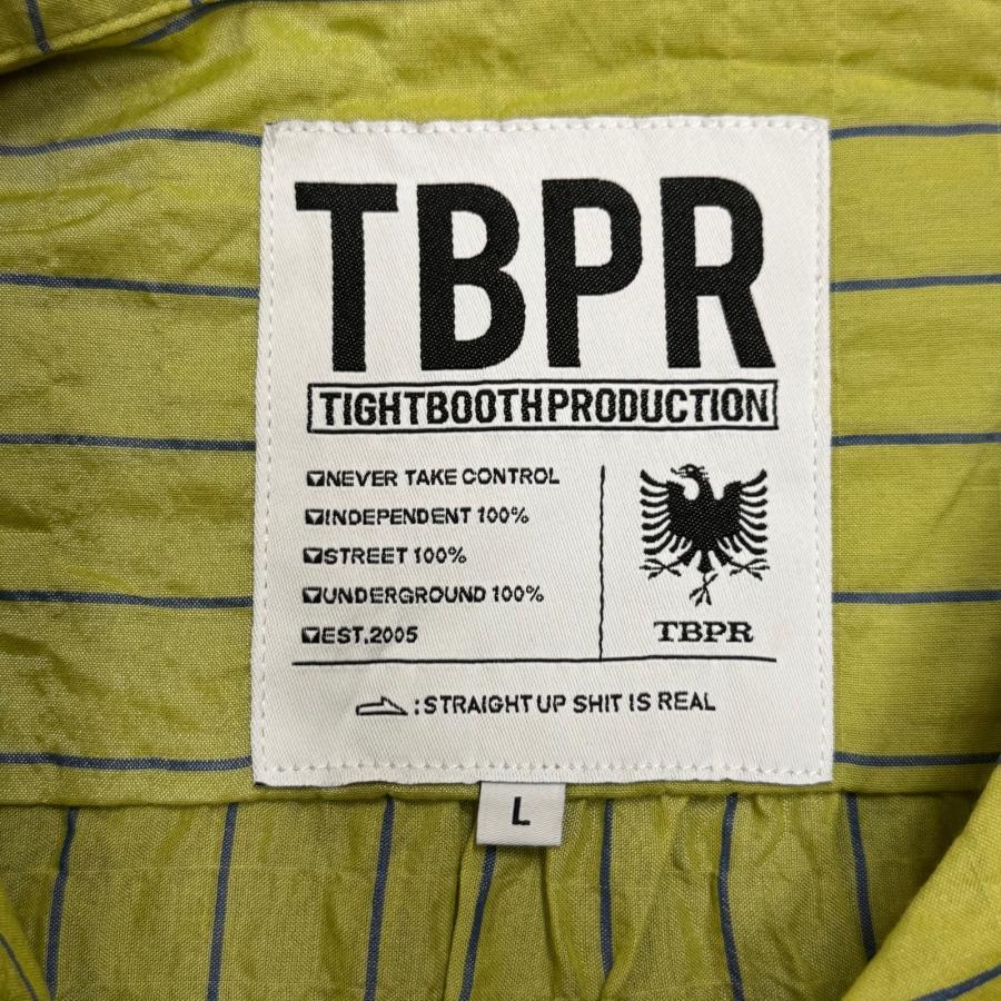 未使用品 TIGHTBOOTH タイトブース 23SS STRIPE BIG SHIRT ストライプ