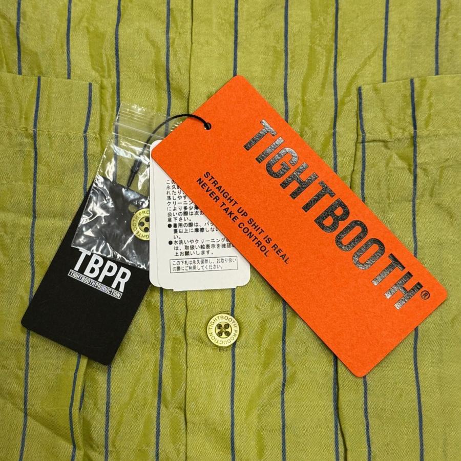 未使用品 TIGHTBOOTH タイトブース 23SS STRIPE BIG SHIRT ストライプ