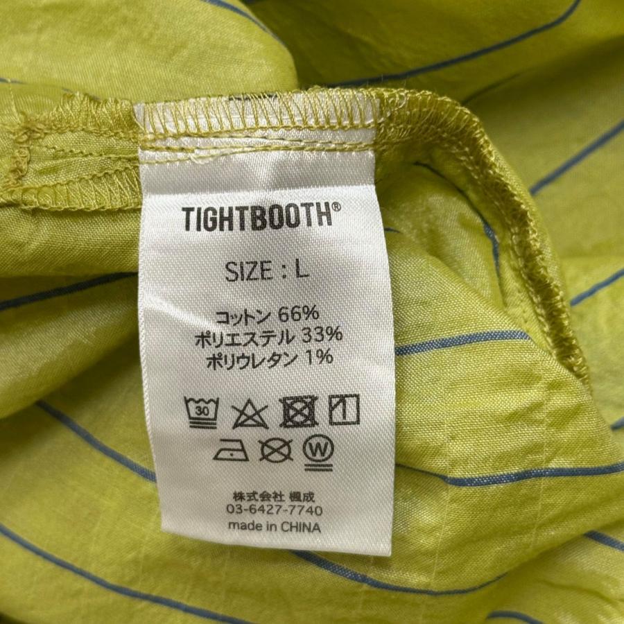 未使用品 TIGHTBOOTH タイトブース 23SS STRIPE BIG SHIRT ストライプ