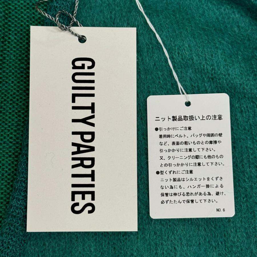 ワコマリア ギルティ パーティーズ モヘヤ カーディガン ニット 緑 S3187 ワコマリア ギルティ パーティーズ モヘヤ カーディガン ニット 緑