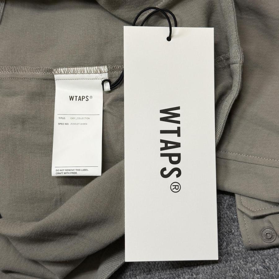 未使用 WTAPS 25AW CHAMBER / LS COTTON. TWILL プルオーバーシャツ