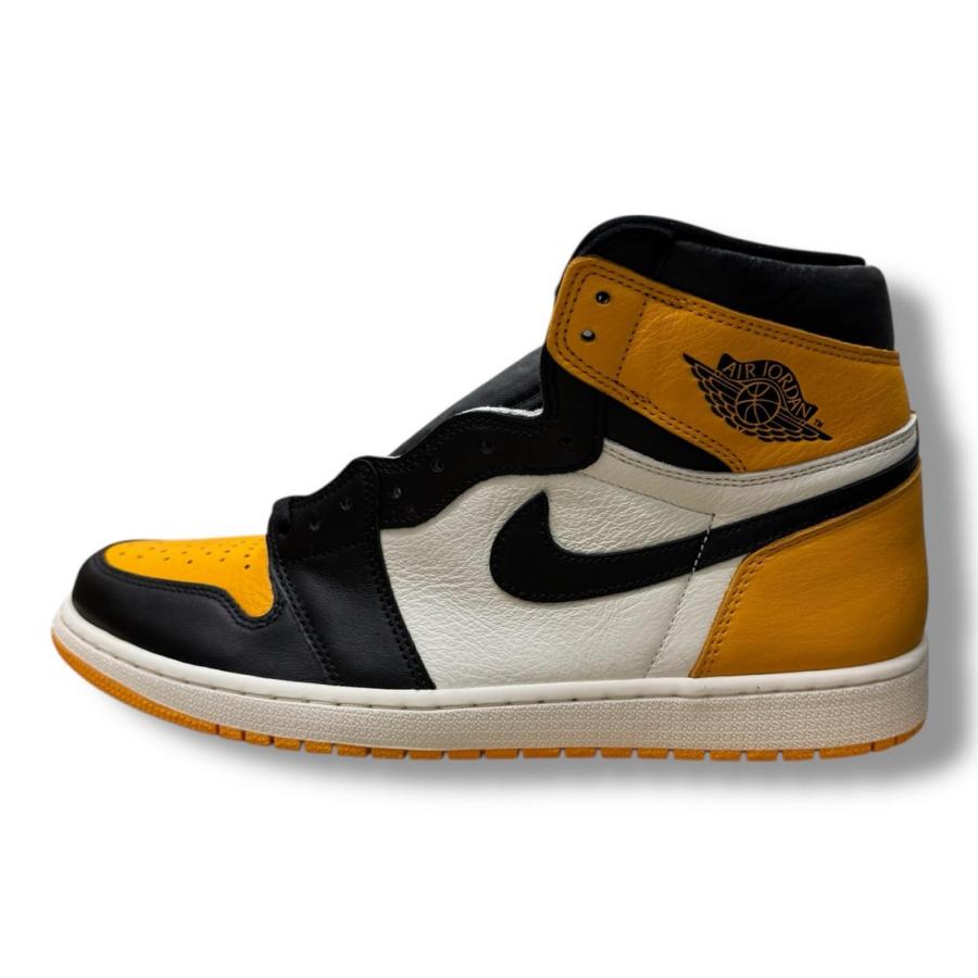 新品未使用　Nike Air Jordan 1 ブラック/ホワイト/イエロー Amazon | Air Jordan 1 Mid (DQ8426-701、イエローオークル/ホワイト