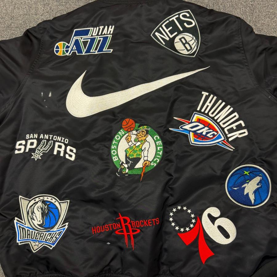 SUPREME ✖︎ NIKE ✖︎ NBA デニム スタジャン JACKET NIKE M スタジャン NBA Supreme DENIM シュプリームナイキ