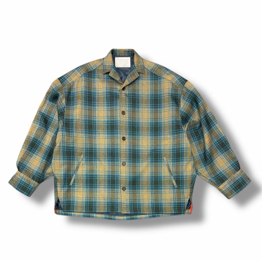 Color（カラー） kolor チェック シャツジャケット シャツ 24WCM