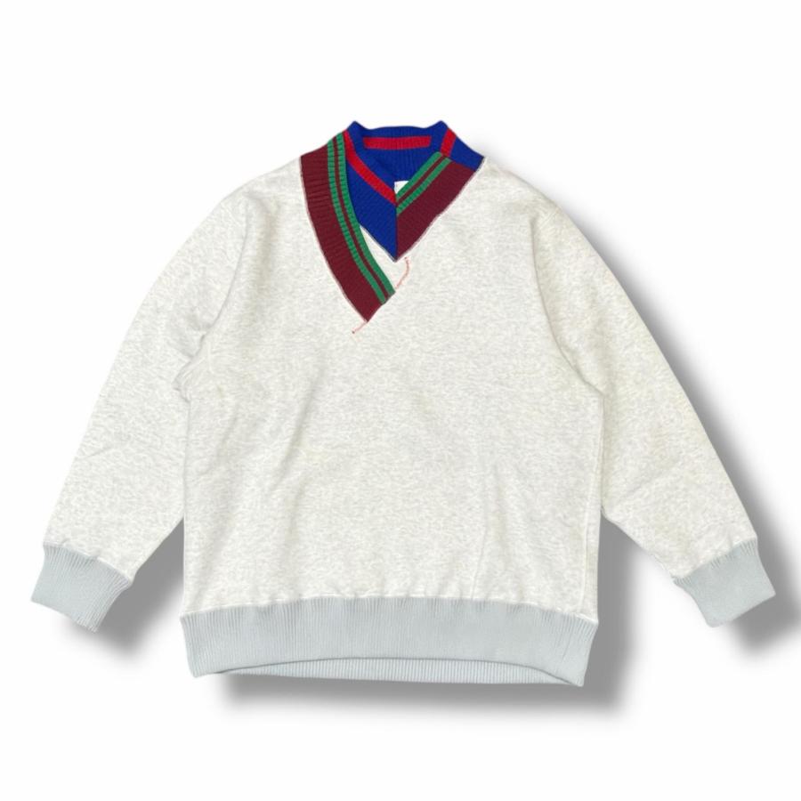 Color（カラー） kolor 23AW 襟ドッキングスウェット トレーナー 23WCM