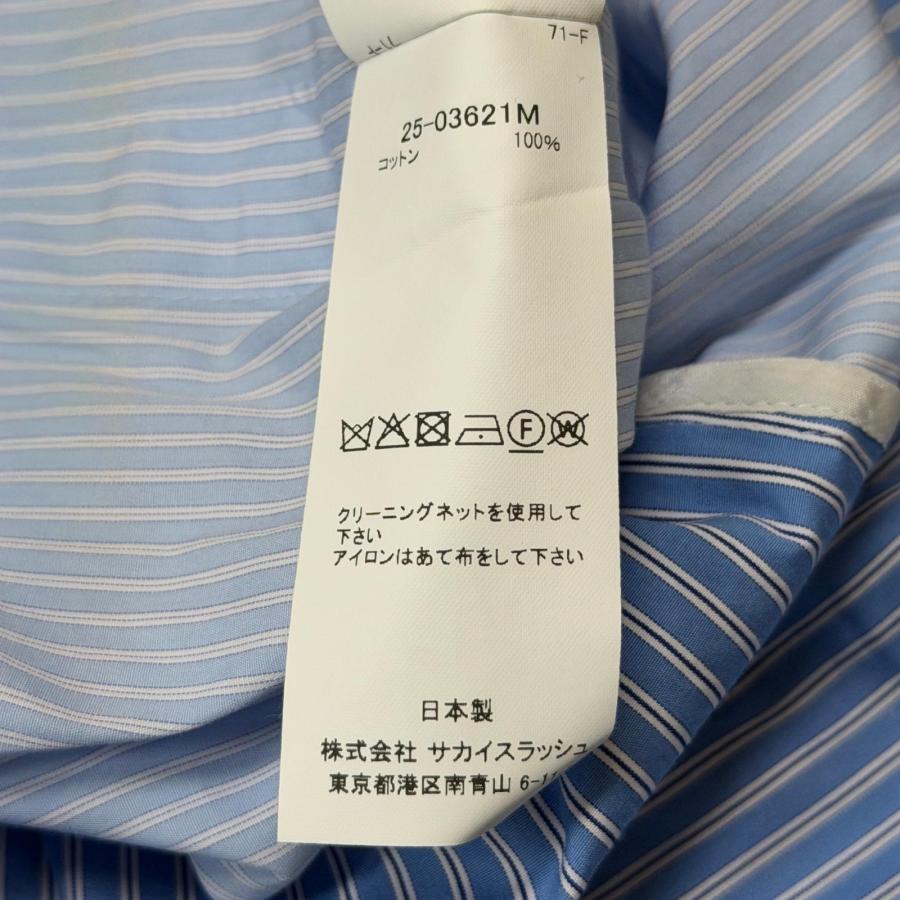sacai（サカイ） 25SS Cotton Poplin Shirt コットン ポプリン切替